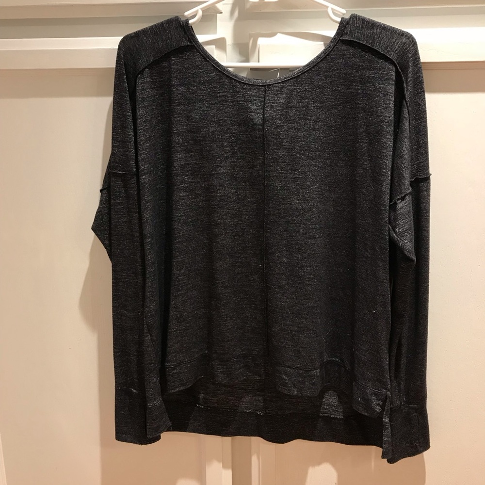 Athleta lightweight semi crop. (Hits at hips)